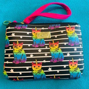 Betsey Johnson Rainbow Unicorn Cat Crossbody